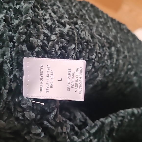 Soft Oversized Emerald Green Cowel Neck Sweater - Picture 4 of 4